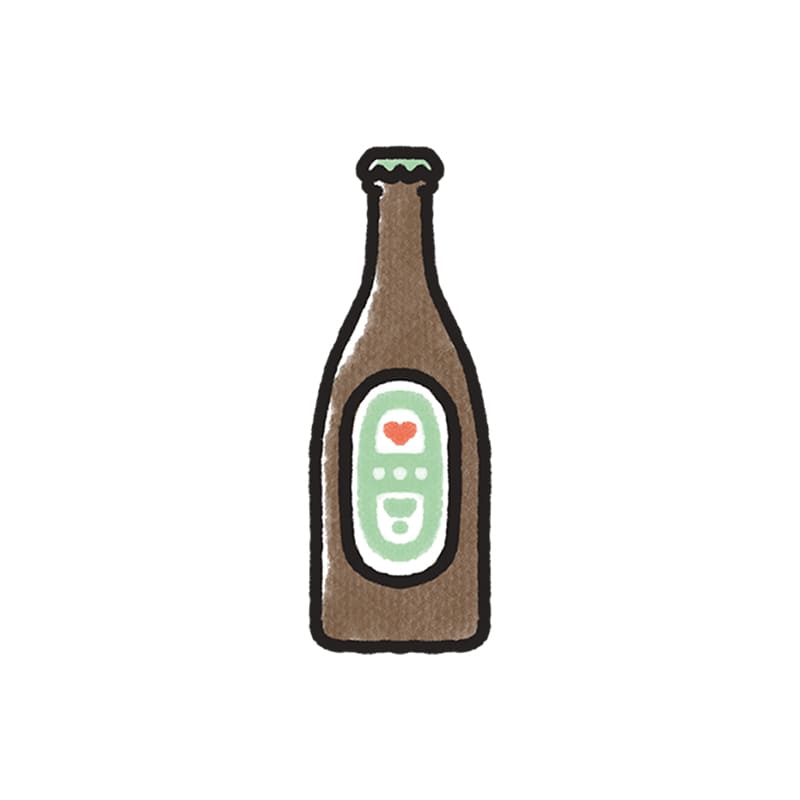 5591-玻璃瓶, 酒瓶