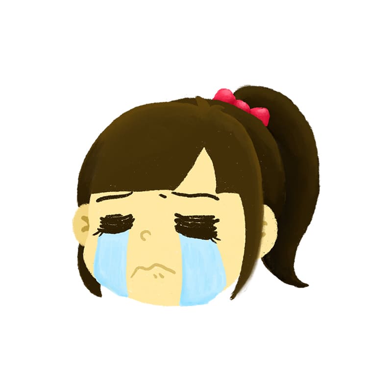 6837-大哭流淚女孩